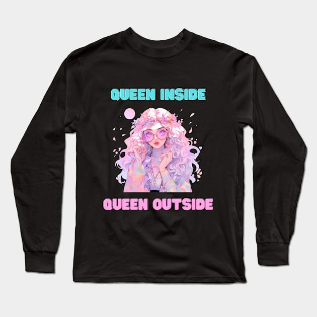 I am a queen Long Sleeve T-Shirt by Thoru.Art